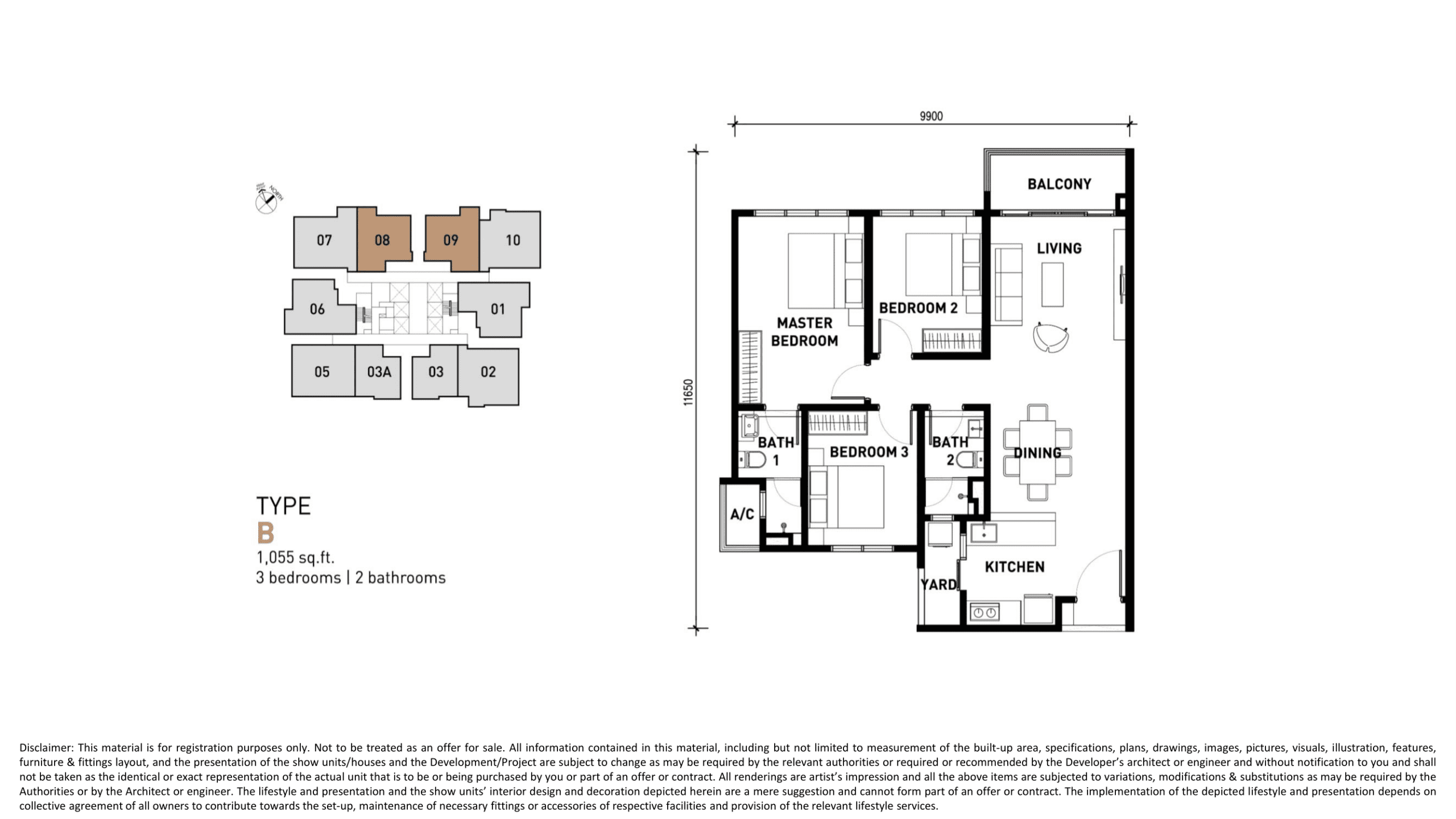 sunway belfield tower c layout